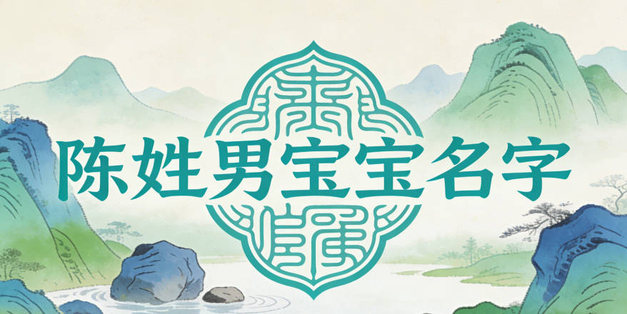 独特不重名的陈姓男宝宝名字