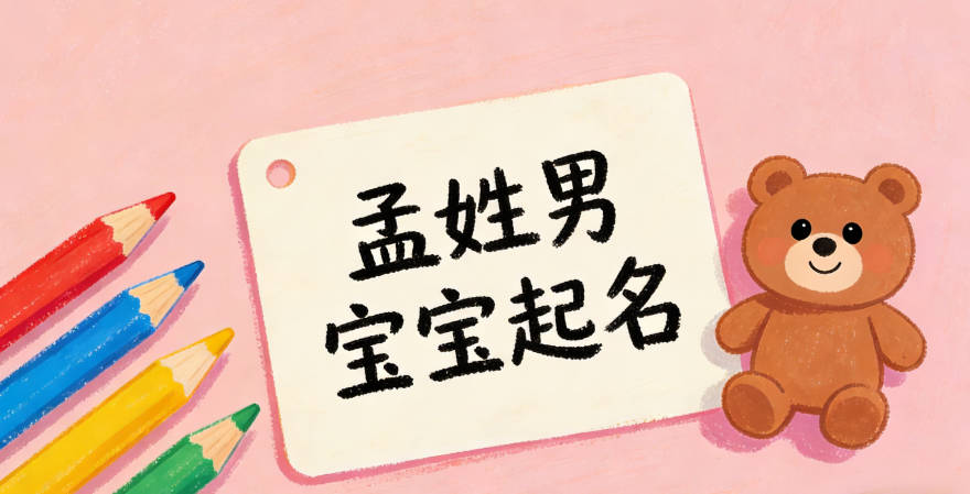 孟姓男宝宝起名顺口又大气