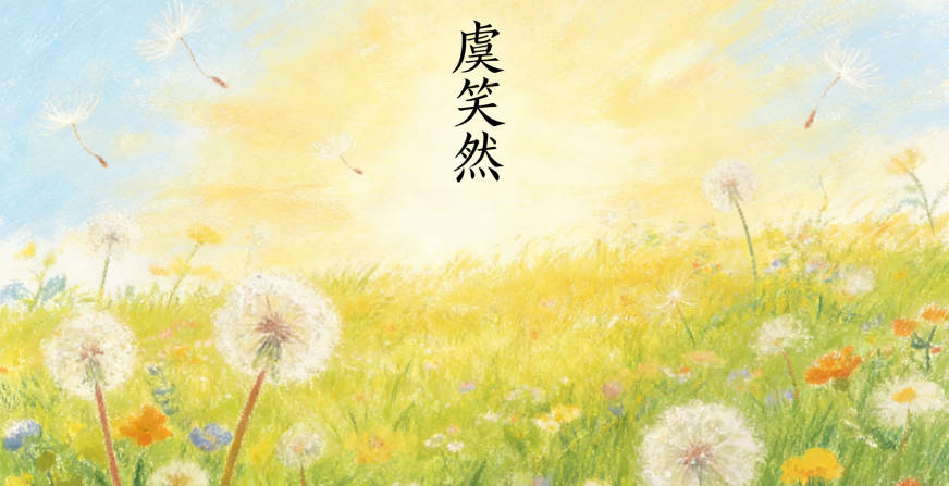 虞笑然,笑是快乐,然是通透