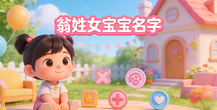 寓意吉祥的翁姓女宝宝名字精选