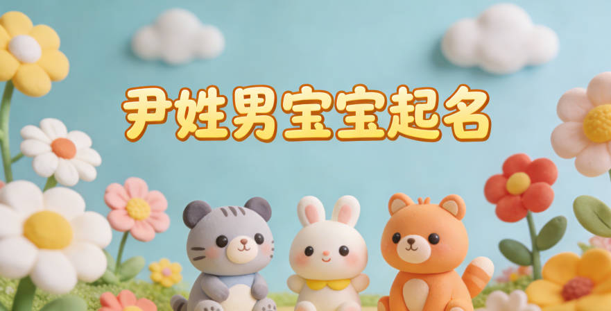 尹姓男宝宝起名顺口又大气