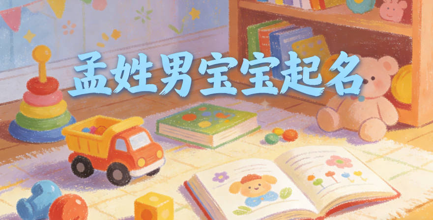 孟姓男宝宝起名顺口响亮