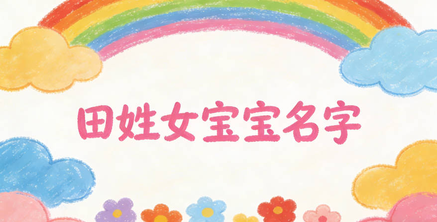 好听的田姓女宝宝名字大全
