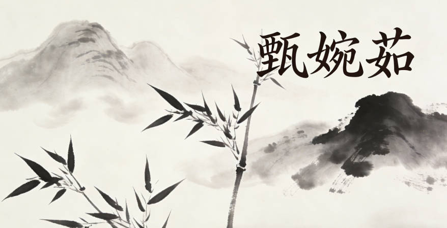 甄婉茹，婉是古代形容女子温柔的字，茹是现代常用的包容之意