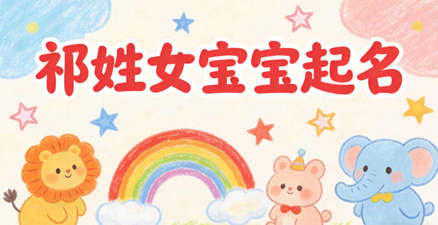 祁姓女宝宝起名顺口又好听