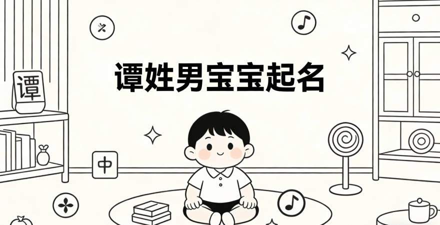 谭姓男宝宝起名寓意好的名字推荐
