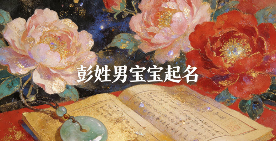 彭姓男宝宝起名顺口响亮