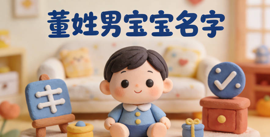 寓意吉祥的董姓男宝宝名字精选