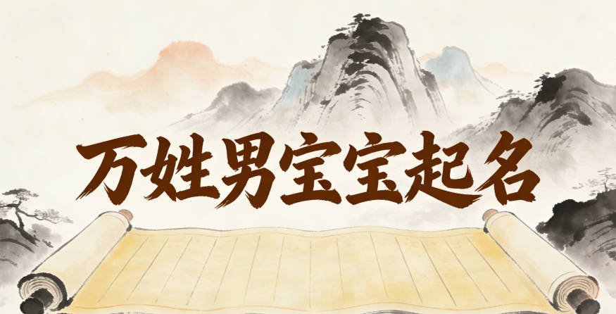 万姓男宝宝起名经典大气