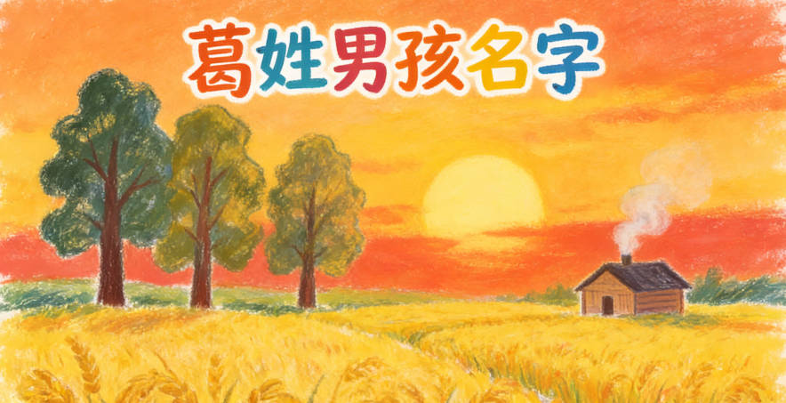 大气的葛姓男孩名字