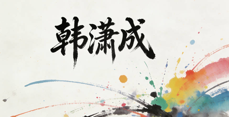 韩潇成,既保留了豪迈的寓意,又避开了负面联想