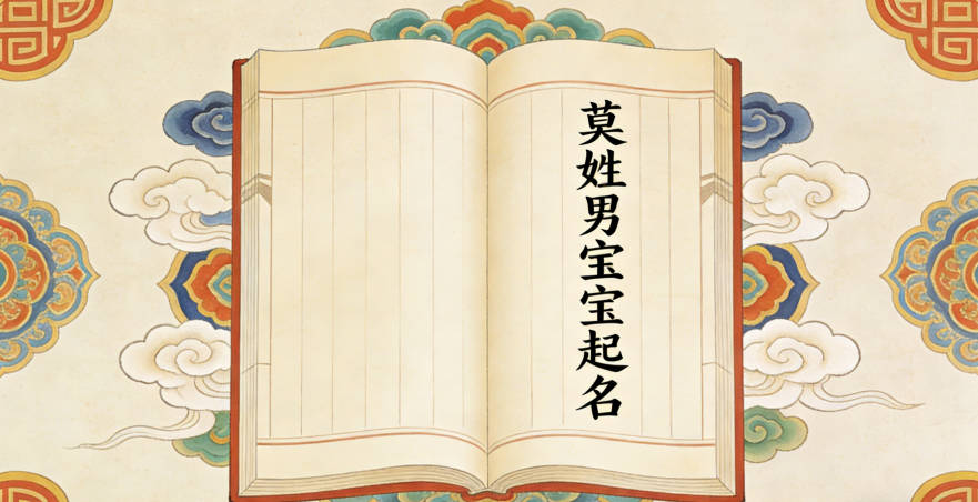 莫姓男宝宝起名经典大气