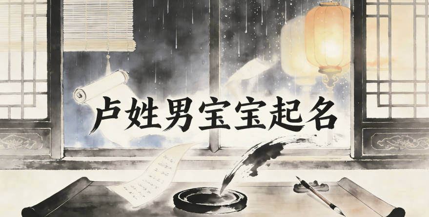 卢姓男宝宝起名寓意阳光开朗