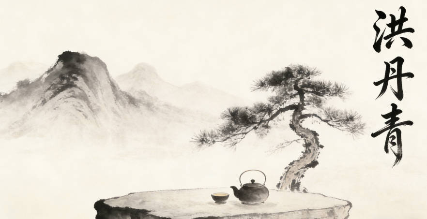 洪丹青，既隐含对先贤气节的敬仰，又独特不刻意