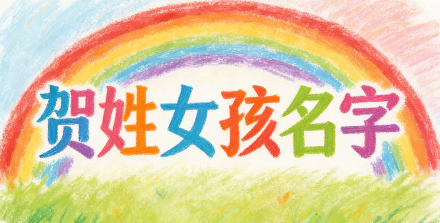 贺姓好听顺口的女孩名字