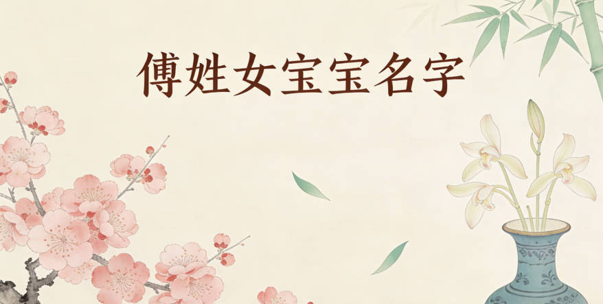 有诗意的傅姓女宝宝名字