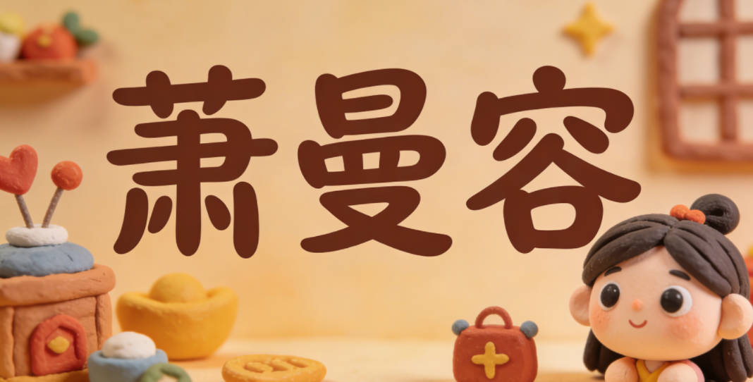 萧曼容,曼是柔和细腻,容是包容豁达