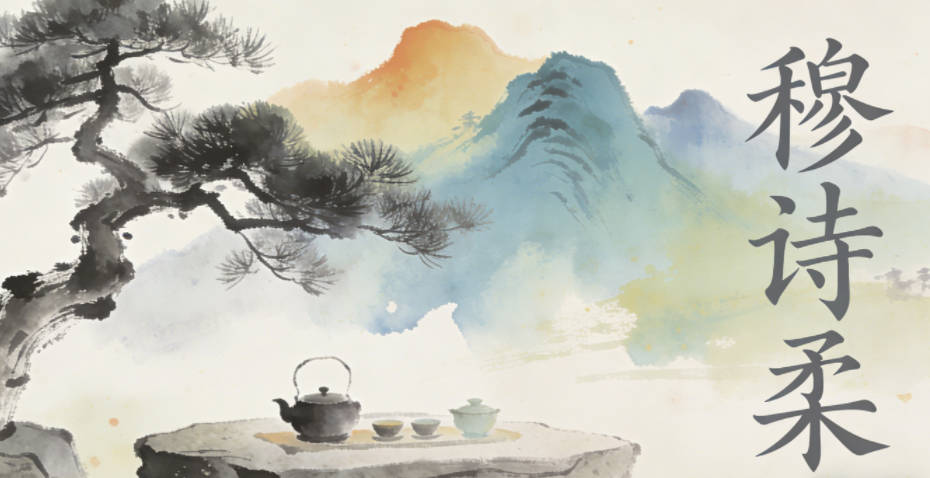 穆诗柔，诗关联文学底蕴，柔关联音乐的柔和质感，既含蓄又有艺术气息