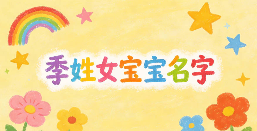 寓意吉祥的季姓女宝宝名字精选