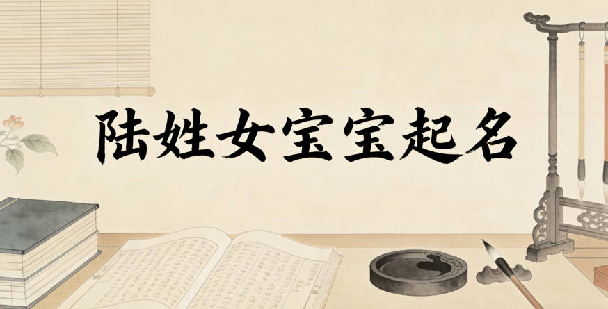 陆姓女宝宝起名顺口又好听