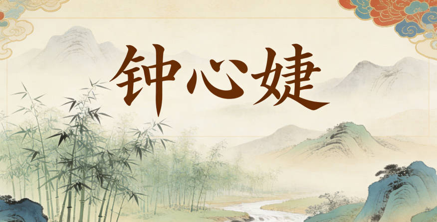 钟心婕，心简单好记，笔画少，婕有辨识度，又符合女孩的柔美气质