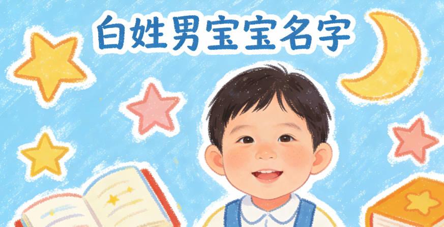 有文化底蕴的白姓男宝宝名字