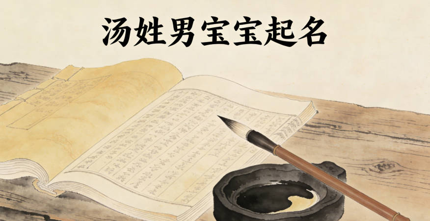汤姓男宝宝起名顺口又大气