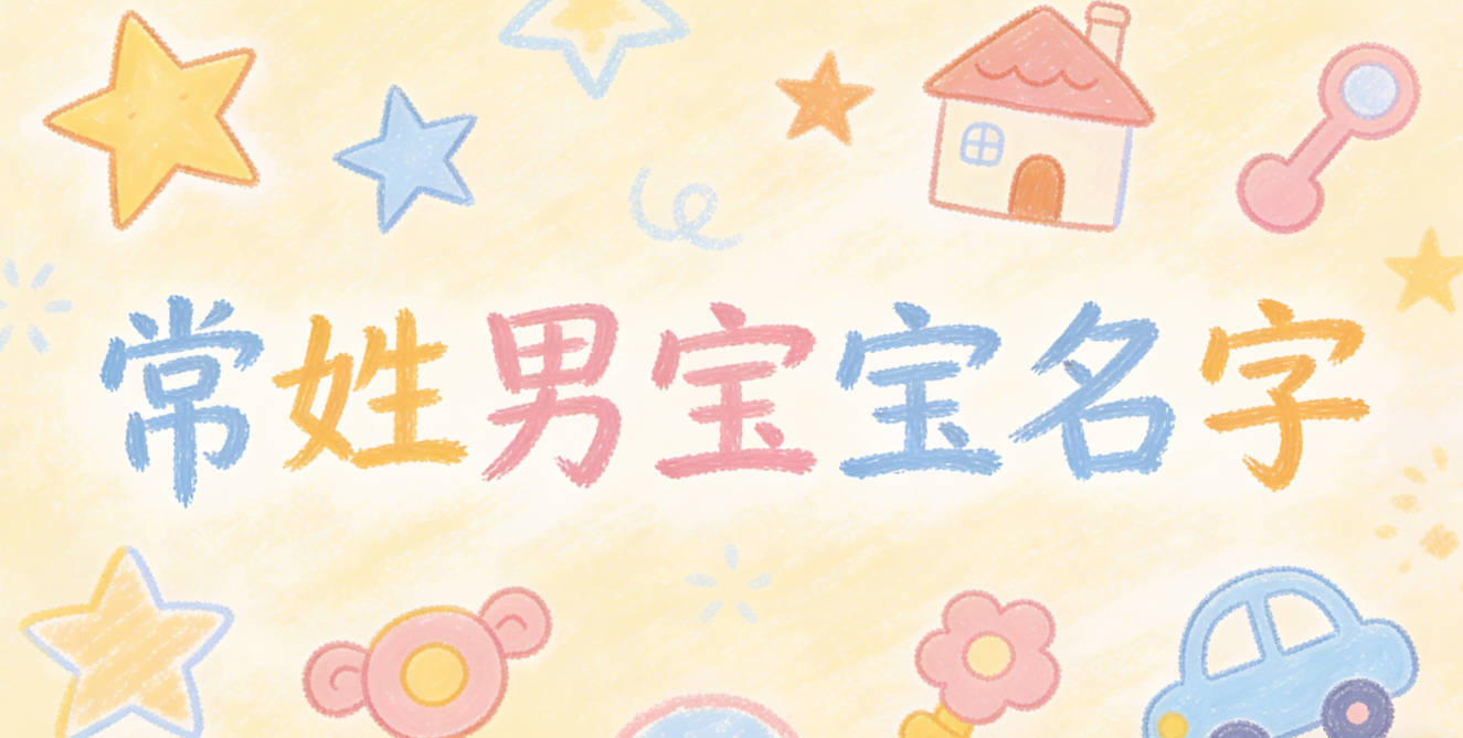 大气有格局的常姓男宝宝名字