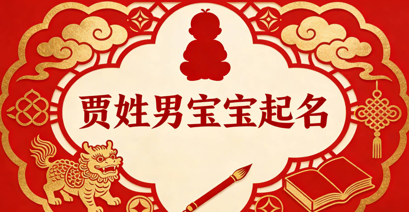 贾姓男宝宝起名大气稳重