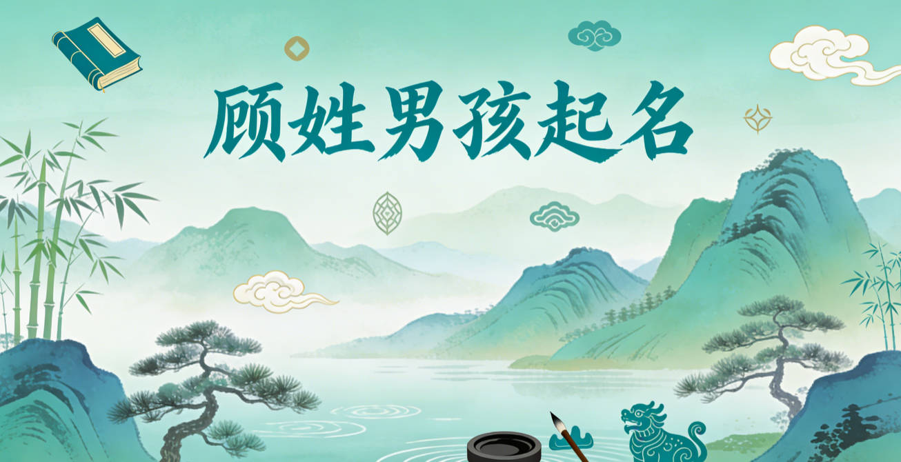 顾姓男孩起名大全