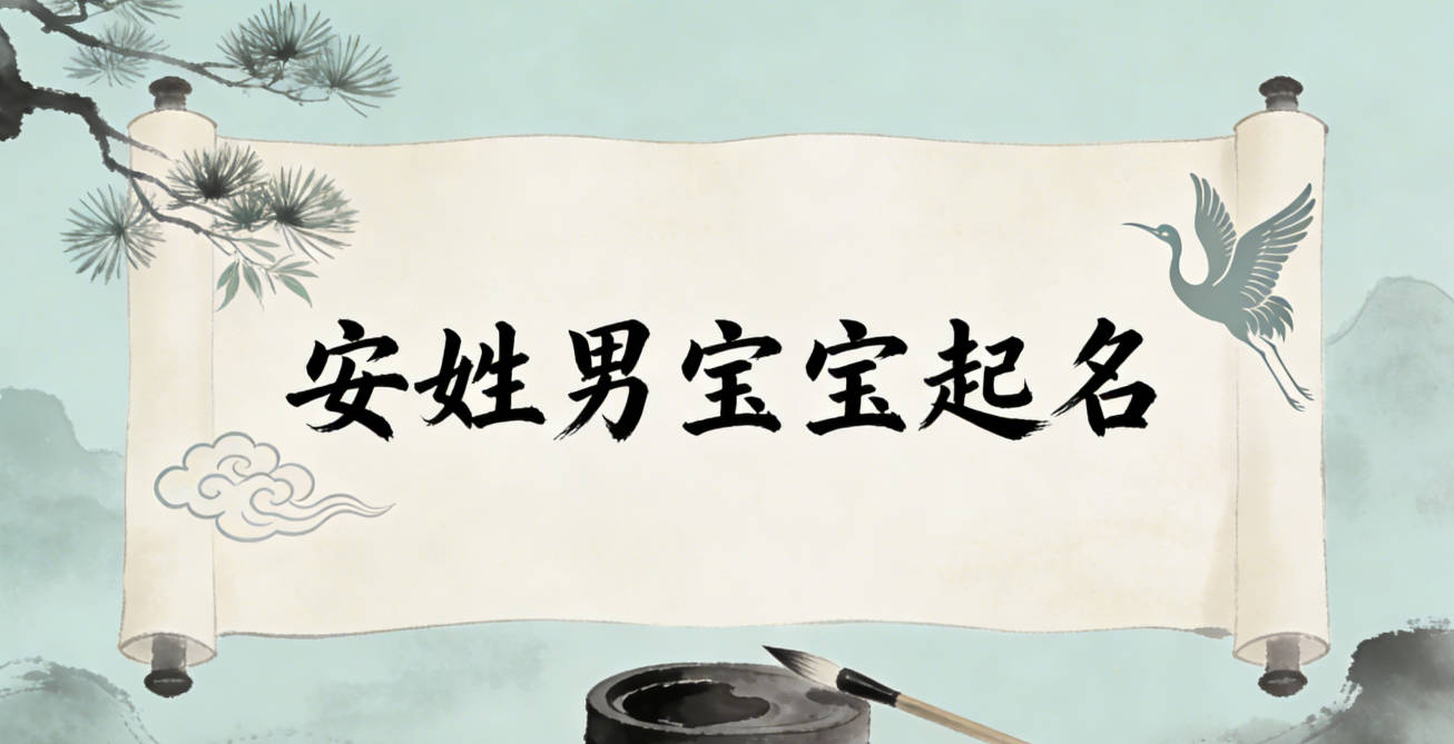 安姓男宝宝起名顺口响亮