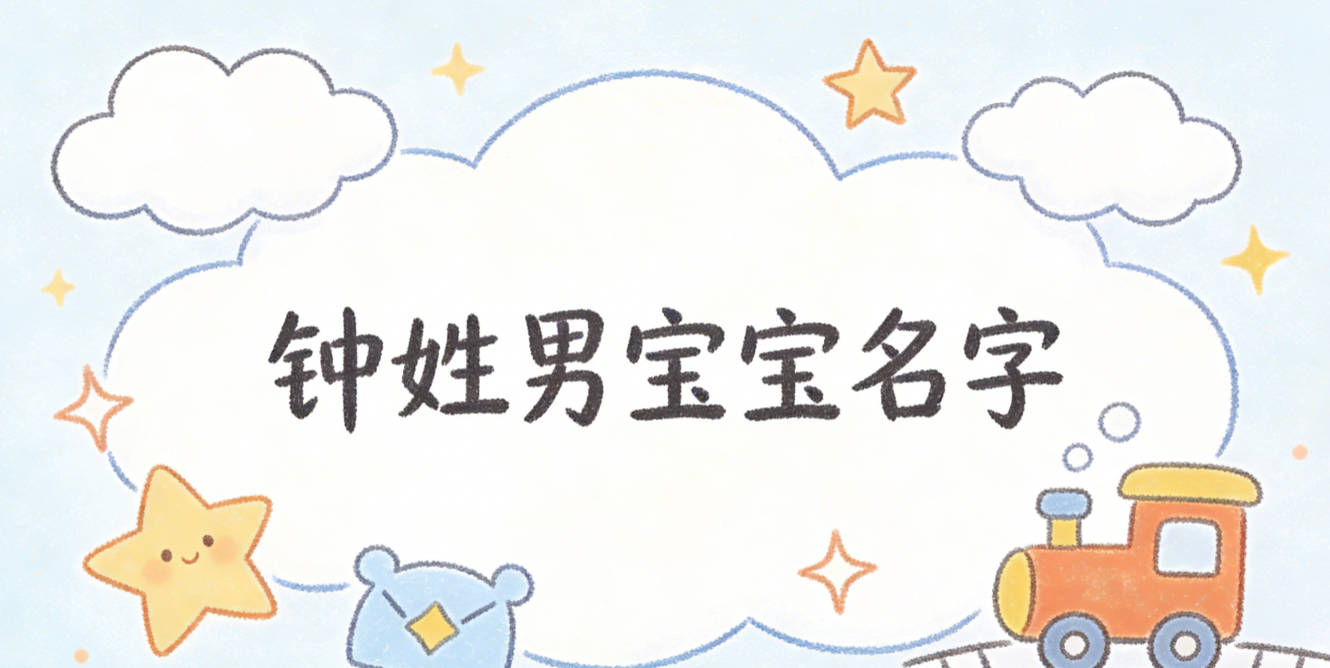 寓意品德高尚的钟姓男宝宝名字