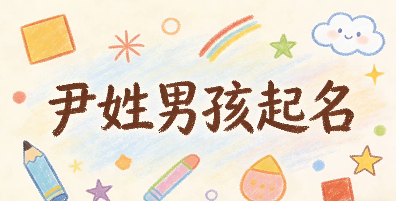 尹姓男孩起名大全