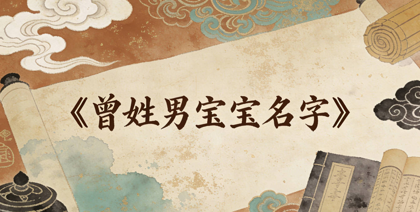 寓意品德高尚的曾姓男宝宝名字