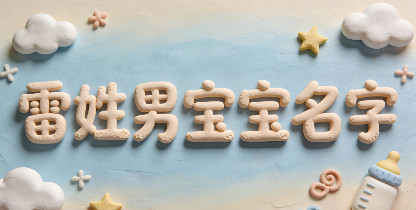 适合雷姓男宝宝的名字及含义