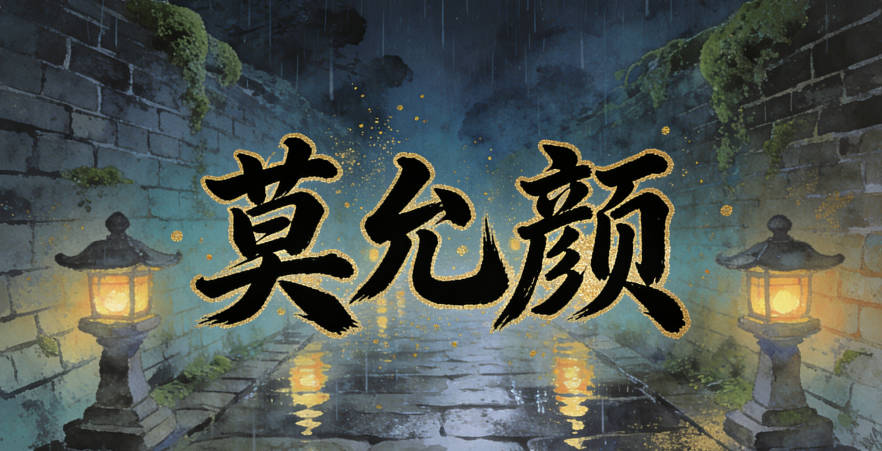 莫允颜，允是常用字，有守信宽厚的意思，颜指容颜美好