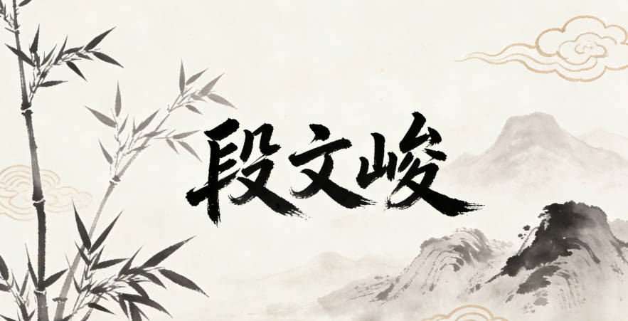 段文峻，文是家族字辈，传承了家族文化；峻取自《论语》中君子品行高洁的引申义