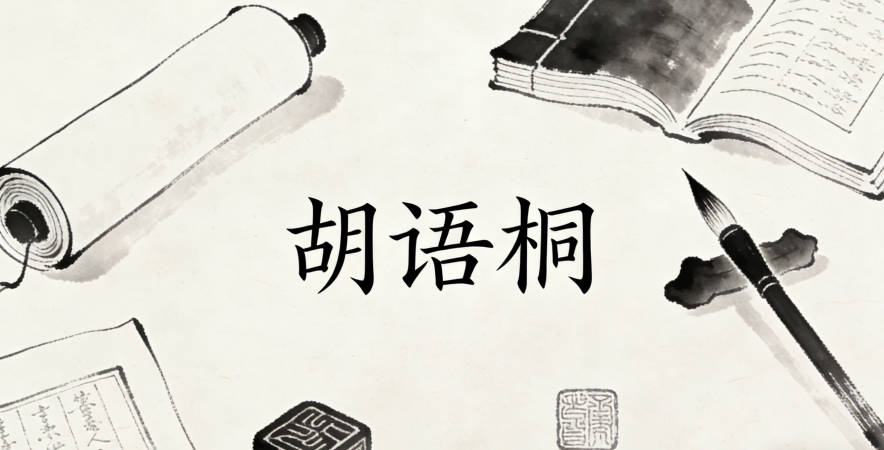 胡语桐,语代表主动沟通,桐代表挺拔担当