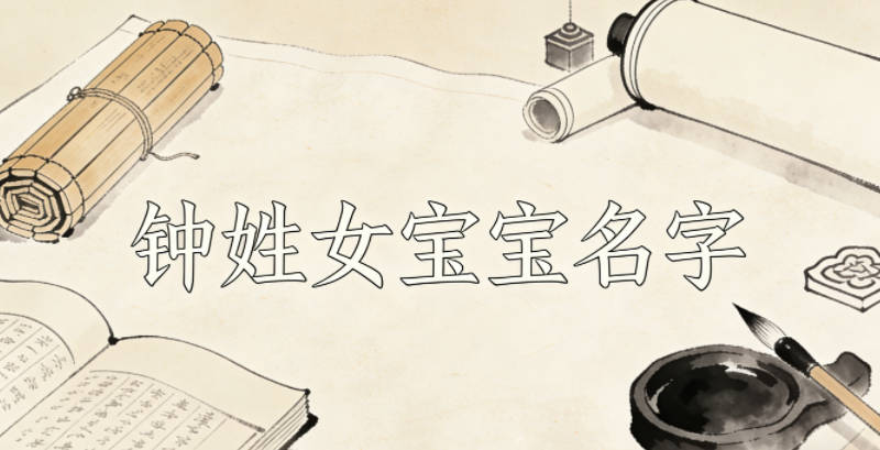 好听的钟姓女宝宝名字大全