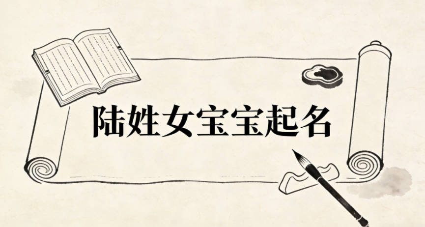 陆姓女宝宝起名独特又好听