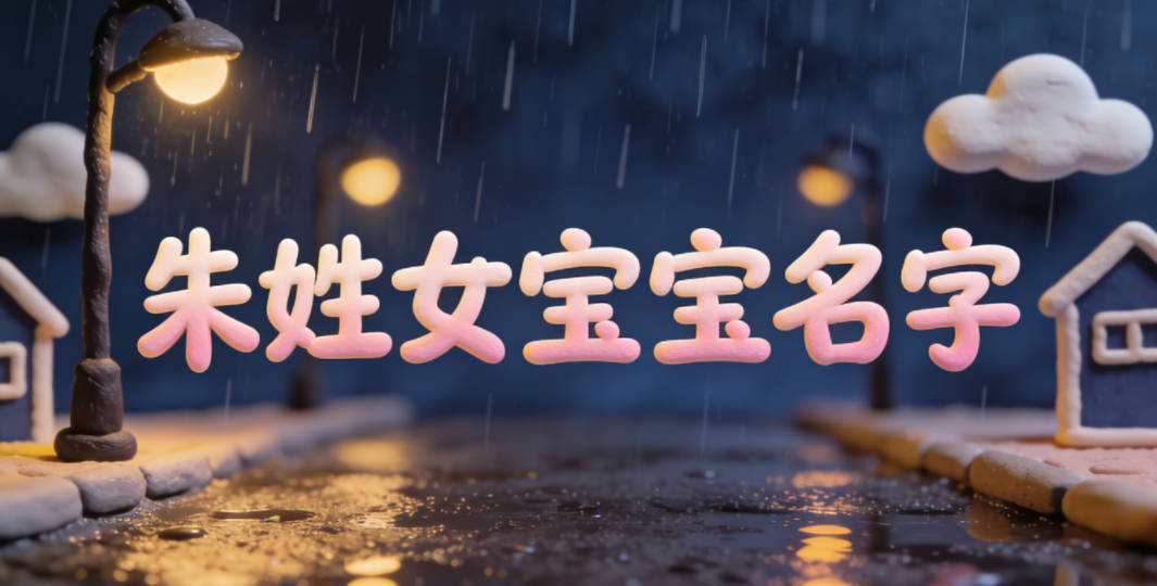 有创意的朱姓女宝宝名字