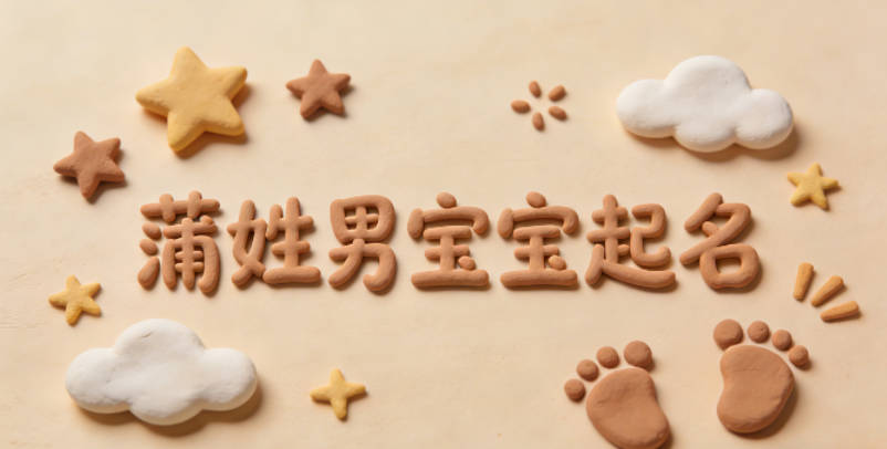 蒲姓男宝宝起名经典大气