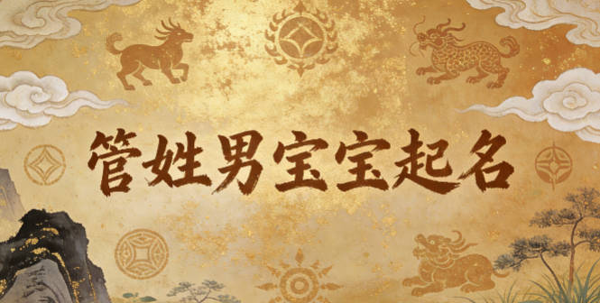 管姓男宝宝起名寓意聪明才智