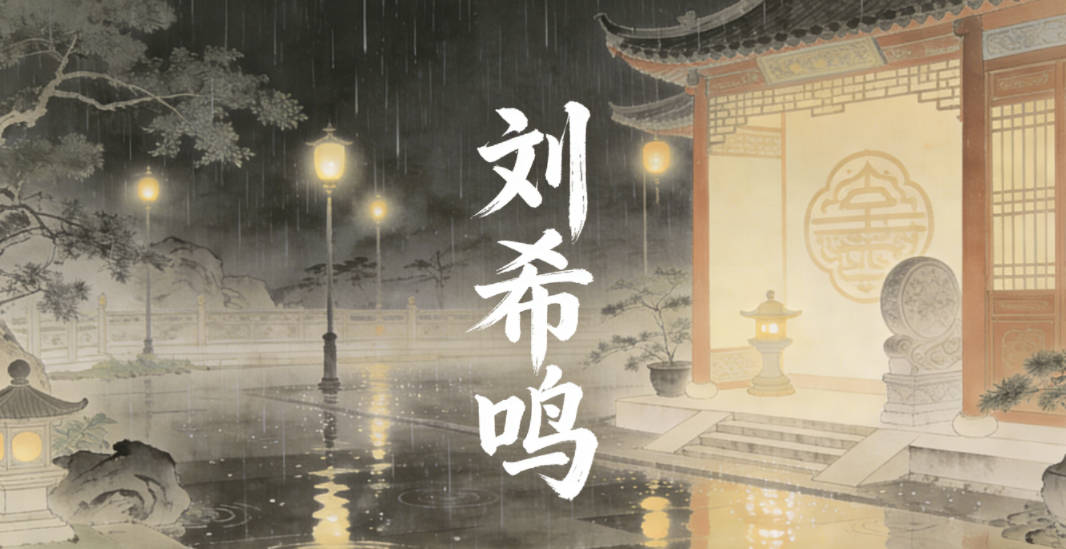 刘希鸣，鸣有琴声悠扬的感觉，希有稀世之才的寓意