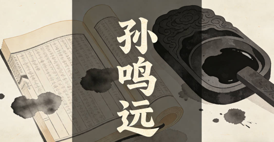 孙鸣远,鸣是一鸣惊人,远是志向远大