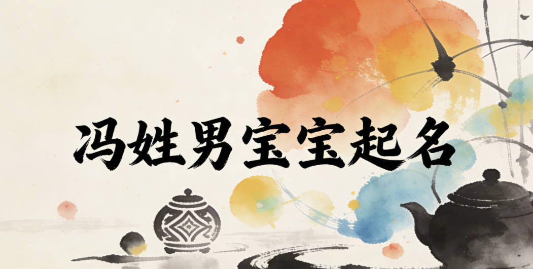 冯姓男宝宝起名好听且顺口