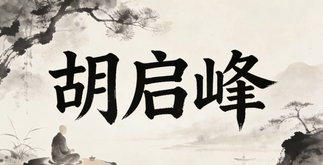 胡启峰,启指启发探索,峰指知识的顶峰