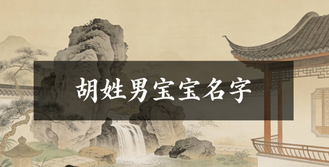 适合胡姓男宝宝的名字及含义