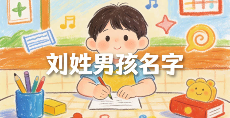 姓刘起名字大全男孩