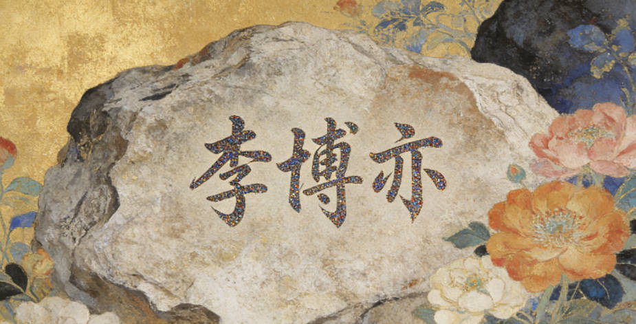 李博亦,博代表博学,亦代表不凡